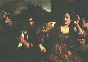 Semiramis Receiving Word of the Revolt of Babylon 1624 Semiramis Receiving Word of the Revolt of Babylon 1624