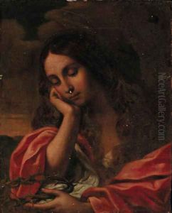 The penitent Magdalene by Giovanni Francesco Barbieri