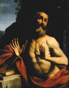 The Vision of Saint Jerome by Giovanni Francesco Barbieri
