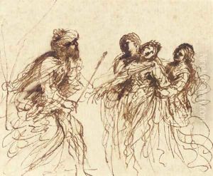 Esther and Ahasuerus by Giovanni Francesco Barbieri