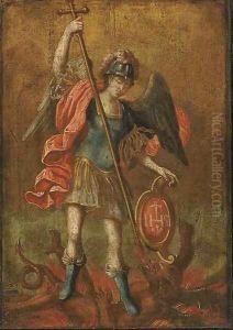 Saint Michael by Giovanni Francesco Barbieri
