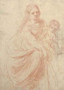 The Madonna and Child by Giovanni Francesco Barbieri