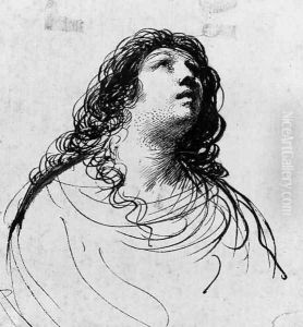 The Penitent Magdalen 2 by Giovanni Francesco Barbieri