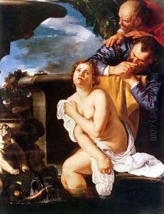 Susanna ei vecchioni (Susanna and the Elders) by Artemisia Gentileschi