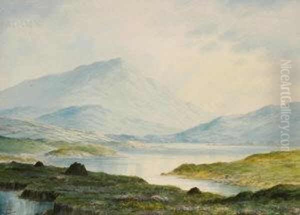 Lake And Mountain Landscape - view 1