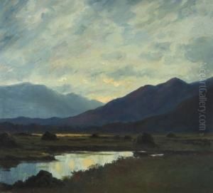 Sunset Nr Leehan Connemara by Douglas Alexander