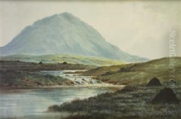 A Mountain Stream Near Lough Conn - view 1