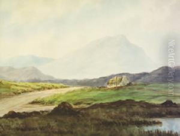 Cottage In Mountain Landscape - view 1