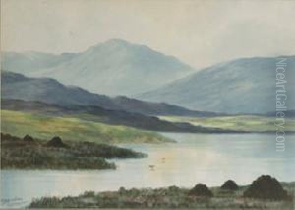 Turf Stacks, Ireland - view 1