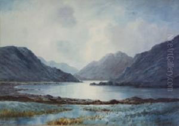 Lake And Mountain Landscape - view 1