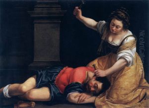 Yael and Sisera by Artemisia Gentileschi