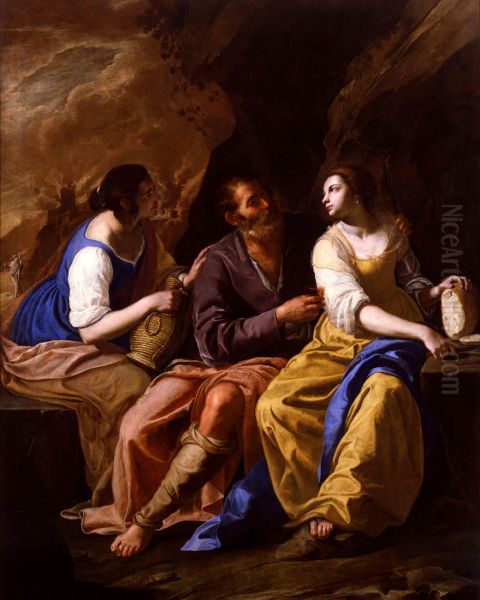Lot and His Daughters - view 1