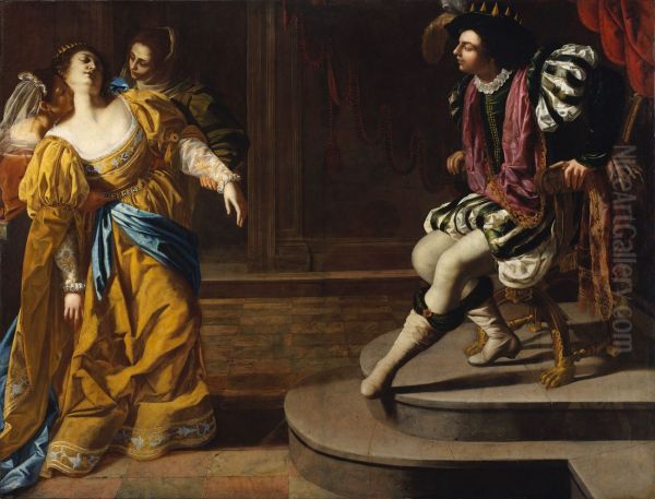 Esther before Ahasuerus - view 1