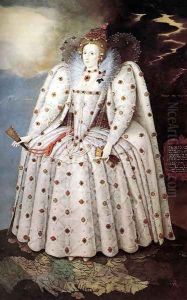 Portrait of Queen Elisabeth I 1592 by Marcus The Younger Gheeraerts