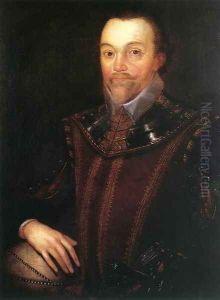Sir Francis Drake after 1590 by Marcus The Younger Gheeraerts