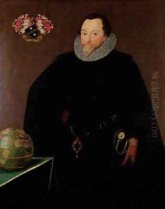 Portrait of Sir Francis Drake 1540-1596 by Marcus The Younger Gheeraerts