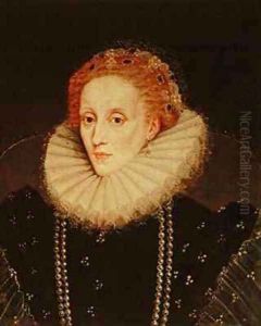 Portrait of Queen Elizabeth I 1533-1603 by Marcus The Younger Gheeraerts