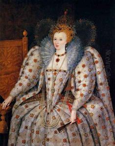 Portrait of Queen Elisabeth I by Marcus The Younger Gheeraerts