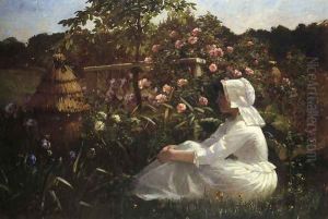 In a Field of Flowers by Abbott Fuller Graves
