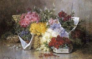 Floral Still Life by Abbott Fuller Graves