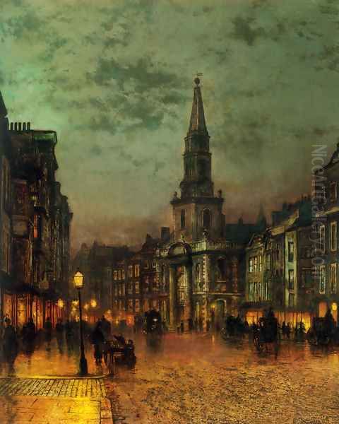 Blackman Street, London by John Atkinson Grimshaw