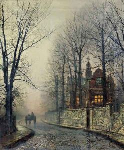 November Moonlight by John Atkinson Grimshaw