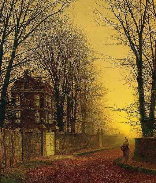 Autumn Gold by John Atkinson Grimshaw