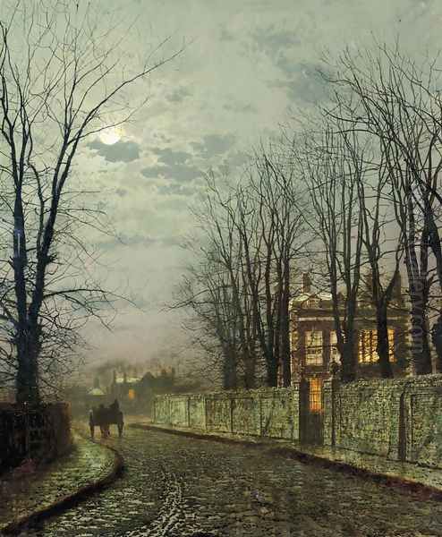A Wintry Moon - view 1