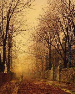 A Golden Beam by John Atkinson Grimshaw