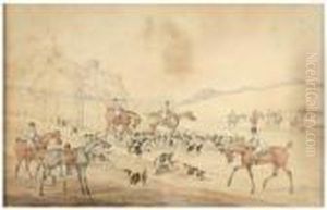 Chasse Au Renard < The Death > by Henry Thomas Alken