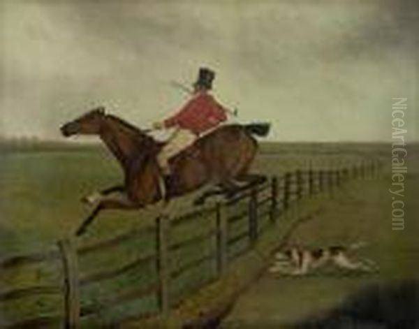 A Set Of Four Steeplechasing Scenes - view 1