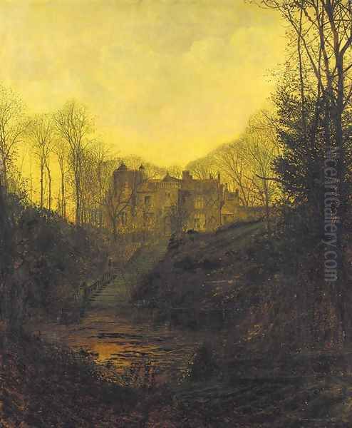 A Manor House in Autumn - view 1