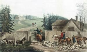 The Beaufort Hunt: Going Out Of Kennel by Henry Thomas Alken