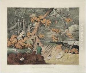 Pheasant Shooting; Refreshing; Cock Shooting; Goinghome by Henry Thomas Alken