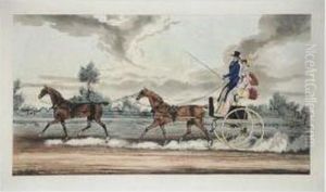Countrytandem Driven By Sir John Lake by Henry Thomas Alken