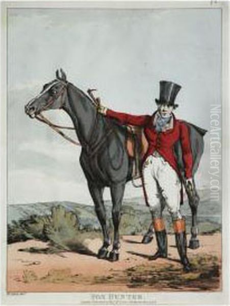 A Set Of Fox Huntingcharacters - view 1