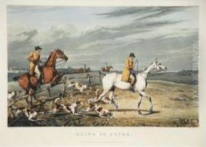 Going To Cover; Fullcry; The Leap; The Death by Henry Thomas Alken