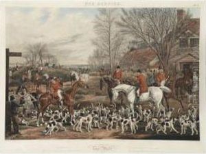 The Meet; Away; Thebrook; Who-hoop by Henry Thomas Alken