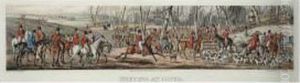 Meeting At Cover by Henry Thomas Alken