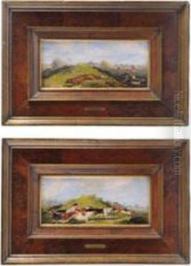 Dos Escenas De Caceria Del Zorro by Henry Thomas Alken