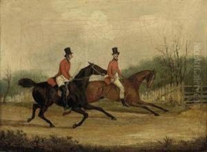 A Smoke Before The Meet by Henry Thomas Alken