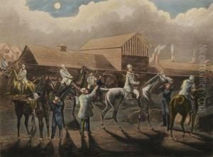 The First Steeplechase On Record by Henry Thomas Alken
