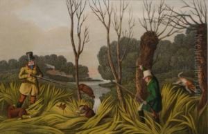 Water Hen Shooting by Henry Thomas Alken