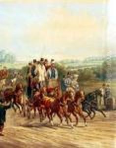 Going To The Derby by Henry Thomas Alken