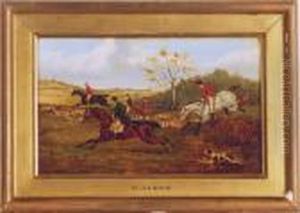 The Hunt; And Three Companion Paintings by Henry Thomas Alken