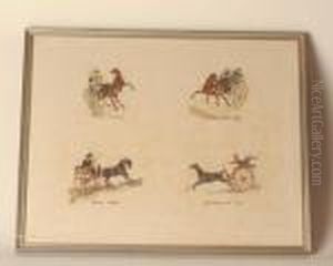 Horses And Carriages In Comic Scenes by Henry Thomas Alken