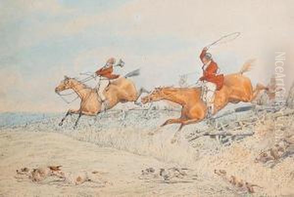A Set Of Four Hunting Scenes - view 1