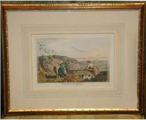 Bank Shooting For Fowl by Henry Thomas Alken