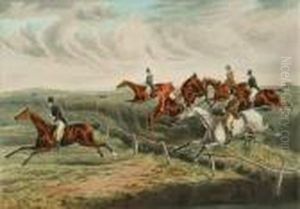 Grand Leicestershire Steeple Chase by Henry Thomas Alken