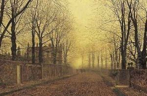 Autumn by John Atkinson Grimshaw